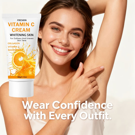 FRESKIN Vitamin C Cream for Dullness & Uneven Skin Tone (60g)