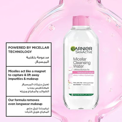 Garnier Micellar Cleansing Water – Gentle Makeup Remover