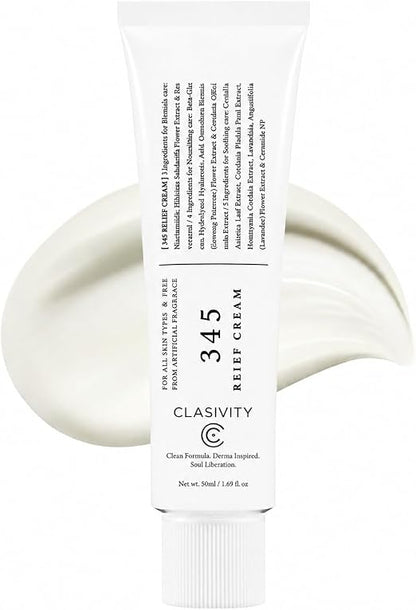 345 Relief Cream – Soothing & Hydrating Moisturizer 💚✨