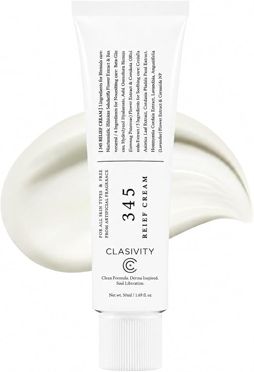 345 Relief Cream – Soothing & Hydrating Moisturizer 💚✨