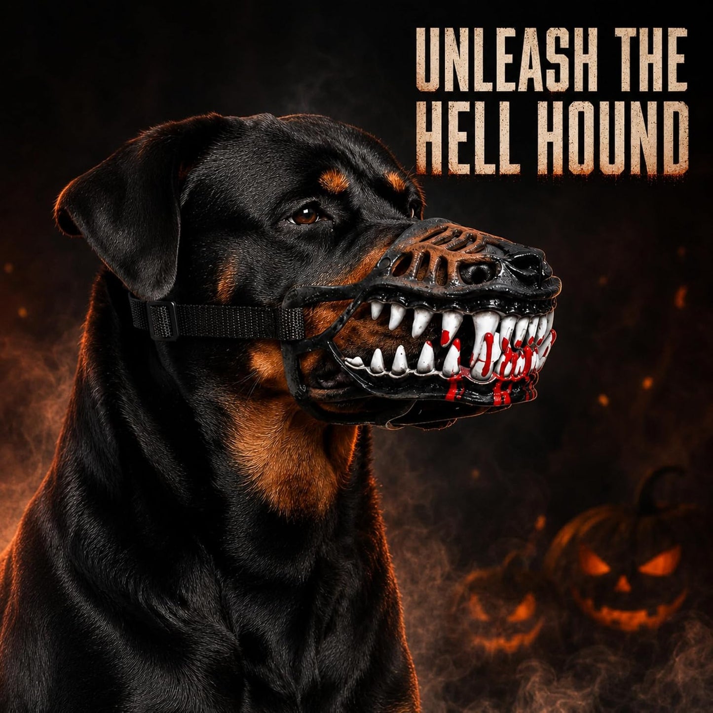 Scary Monster Dog Muzzle
