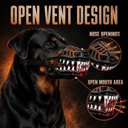 Scary Monster Dog Muzzle