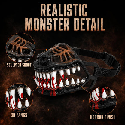 Scary Monster Dog Muzzle