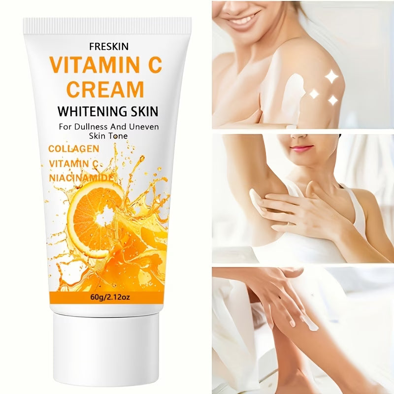 FRESKIN Vitamin C Cream for Dullness & Uneven Skin Tone (60g)
