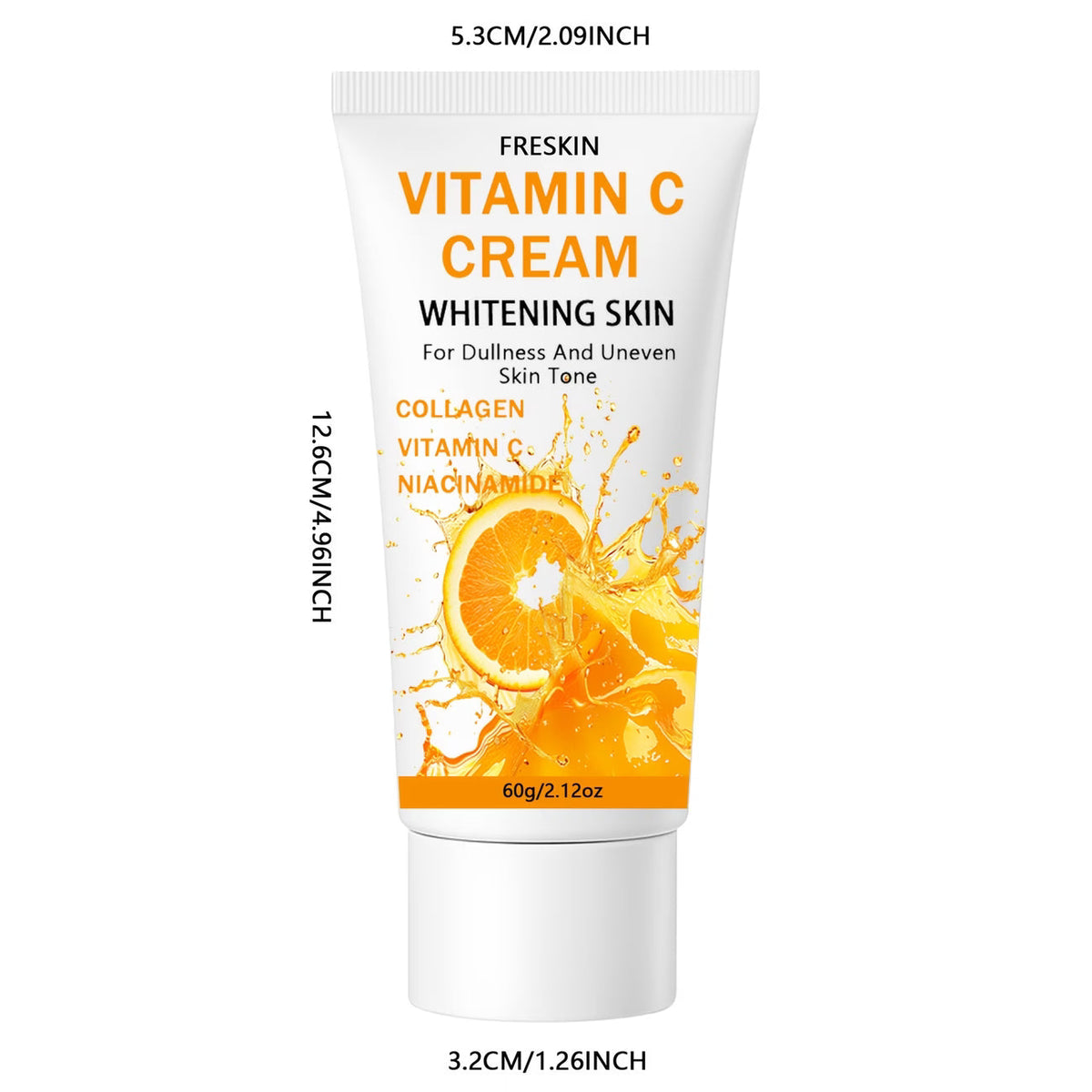 FRESKIN Vitamin C Cream for Dullness & Uneven Skin Tone (60g)